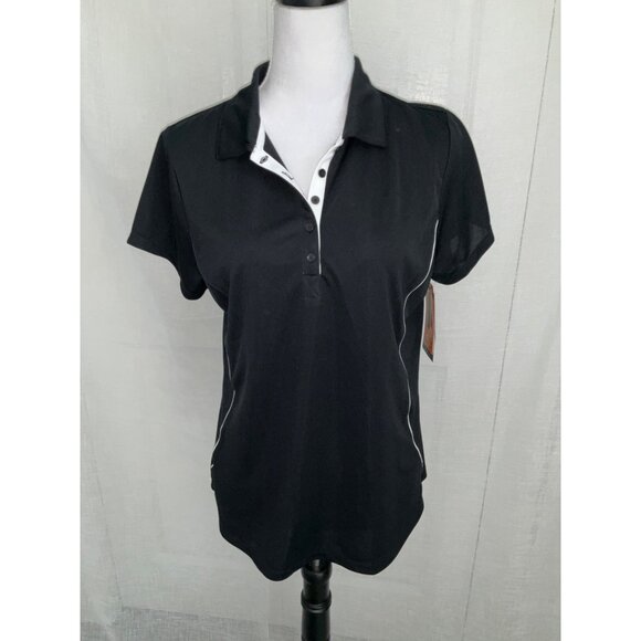 Champion C9 Advanced Black Athletic GOLF shirt NEW size Large - Picture 1 of 5